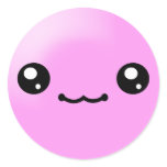 Kawaii Sugar Dots Bubble Gum Happy Face Sticker