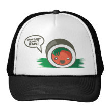 Kawaii Sushi- Ooh Baby I Like it Raw Mesh Hats
