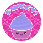 Kawaii Sweet Cupcake Stickers
