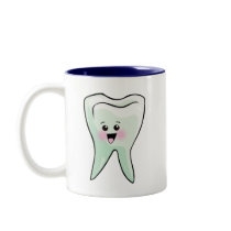 Kawaii Tooth Dental Art Mug