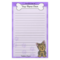 Kawaii Yorkshire Terrier Stationery
