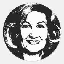 Kay Bailey Hutchison Round Sticker