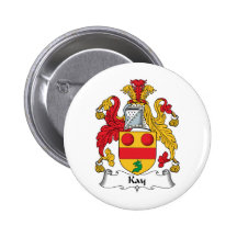 Kay Family Crest Button