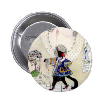 Kay Nielsen's Fairy Tale Puss In Boots Pinback Buttons