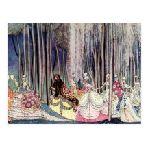 Kay Nielsen's Twelve Dancing Princesses Postcard