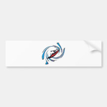 Kayak All Waters Bumper Sticker