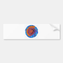Kayak Autumn Surf Bumper Stickers