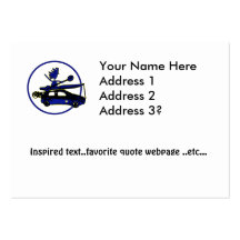 Kayak, Bike, Car On Blue Business Card Template