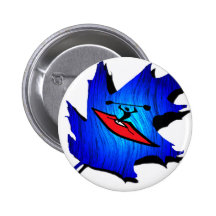 Kayak Blue Cascades Button
