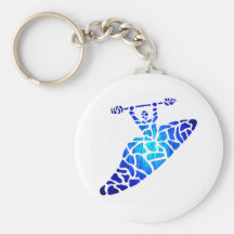 Kayak Blue Licks Key Chains