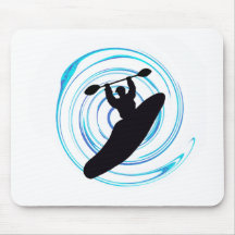 Kayak Boiley Swirly Mouse Pads