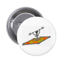 Kayak Bones A-polloosa Pinback Button