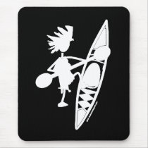 Kayak Canoe Joyful Silhouette