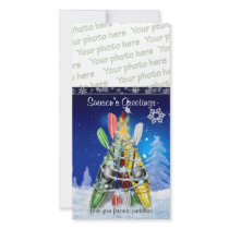 Kayak Christmas Tree – Photo Card