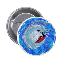 kayak crystal haze pinback button