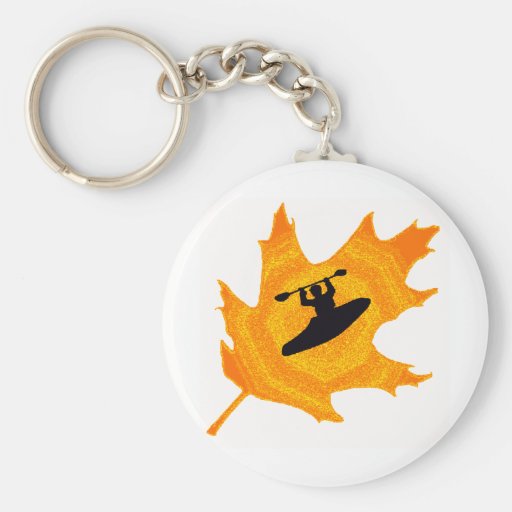 Kayak Gold Quaking Keychain