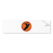 Kayak Happy Halloween Bumper Sticker