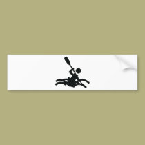 kayak icon bumper stickers