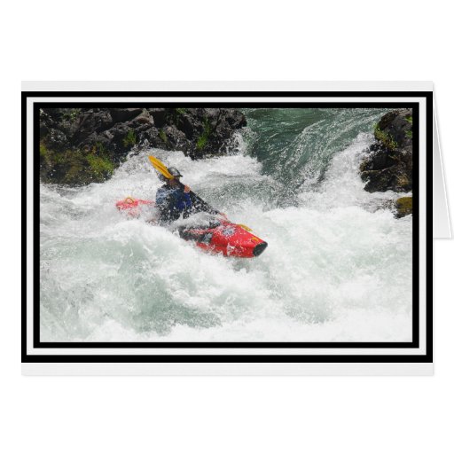 Kayak Lined Greeting Cards