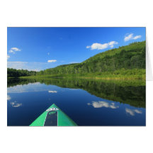 Kayak on River Card