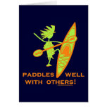 Kayak Shirt, Kayak Gift, Bumper Sticker and more! cards