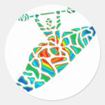 Kayak soul path round sticker