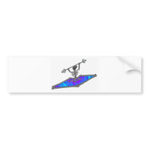 Kayak Soully Bones Bumper Stickers