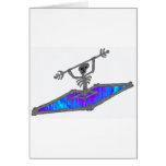 Kayak Soully Bones Greeting Cards