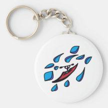 Kayak Splash Zones Keychains