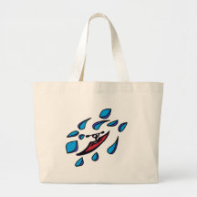 Kayak Splash Zones Tote Bag