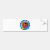 Kayak Sun Kissed Bumper Sticker