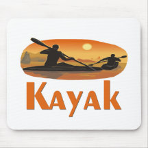 Kayak T-shirts and Gifts. Mouse Mats