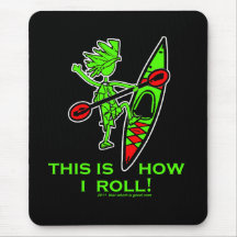 Kayak This Is How I Roll II Mouse Pads