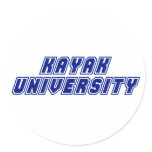 Kayak University Stickers