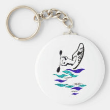 Kayak View Key Chain