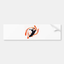 kayak Waters Rising Bumper Stickers