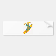Kayak Widespread Love Bumper Stickers