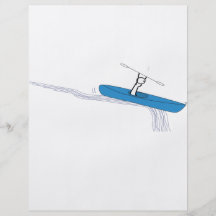 Kayaker Birthday Flyer