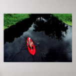 Kayaker on Loxahatchee River print