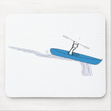 Kayaker on the water mouse pad