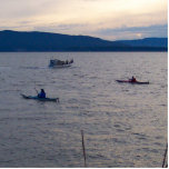 Kayakers On Bellingham Bay Photo Cutout