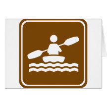 Kayaking Highway Sign Cards