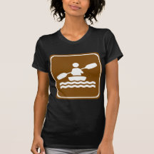 Kayaking Highway Sign Shirts