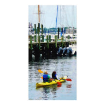 Kayaking in Newport, RI Photo Card Template