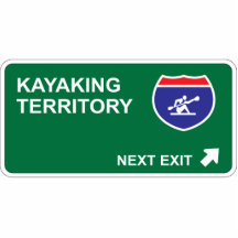 Kayaking Next Exit Photo Sculpture