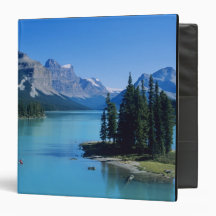 Kayaking on Maligne Lake at Spirit Island Binders