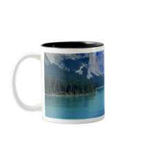 Kayaking on Maligne Lake at Spirit Island Mugs