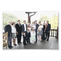 KAYE-HOLDEN WEDDING: GREG-LAURIE & KAYE FAMILY PHOTOGRAPHIC PRINT