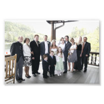 KAYE-HOLDEN WEDDING: LAURIE-GREG & KAYE FAMILY PHOTOGRAPHIC PRINT