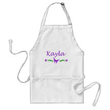 Kayla (Purple Butterfly) Aprons